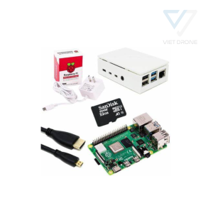 Combo Raspberry Pi 4 Model B Nguồn Chính Hãng