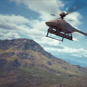 Steadicopter ra mắt hệ thống máy bay không người lái Golden Eagle Heavy Strike (HS) mang tên lửa Spike SR và LR2 nổi tiếng của Rafael